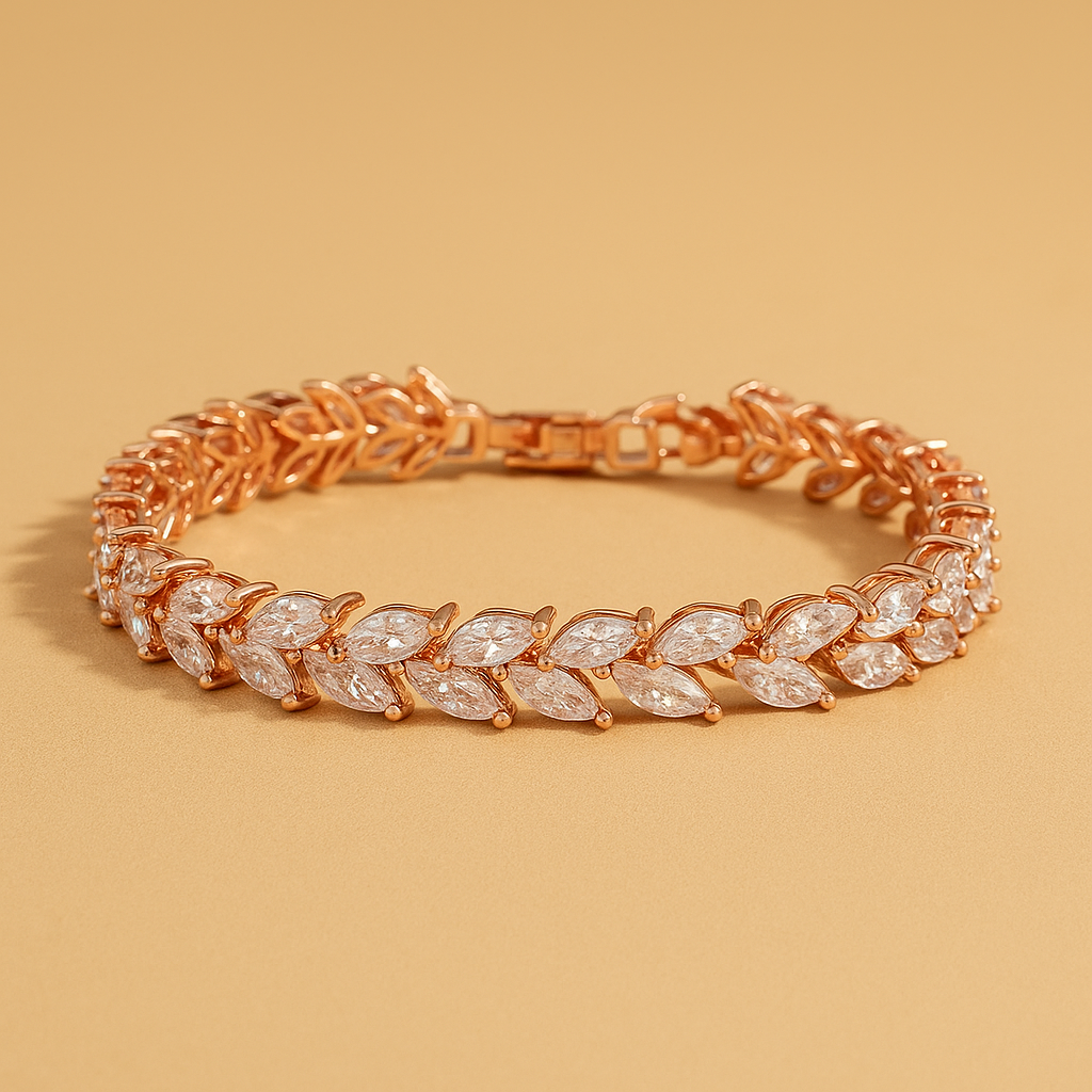 Nemorina Foliora | Elegante Armband in 18k Witgoud