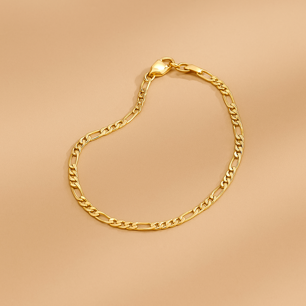 Neris Alaine | Gepolijste Gouden Armband in 14k