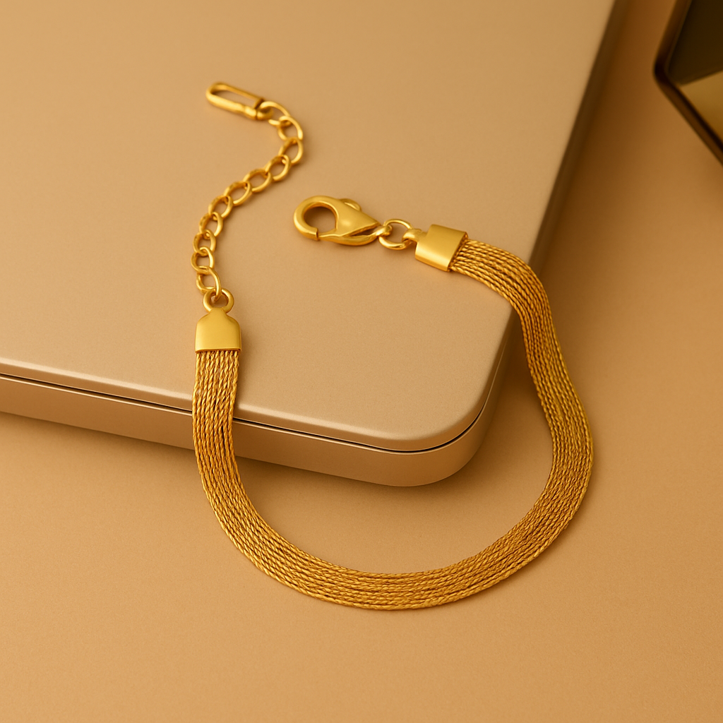Emery Virell – Elegante 16k Gouden Armband