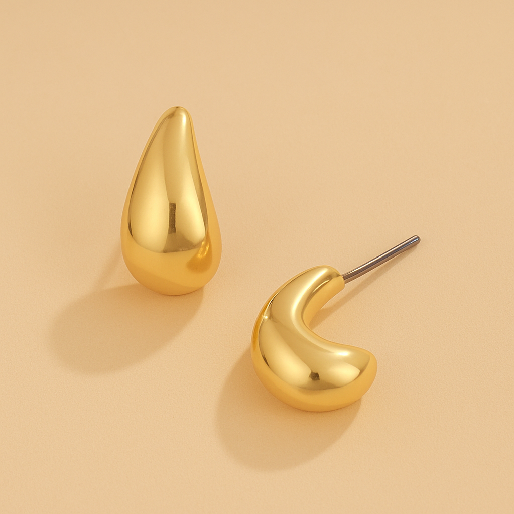 Elegante Vrouwen ‘C’ Hoop Oorbellen - Alles-in-één Stijl