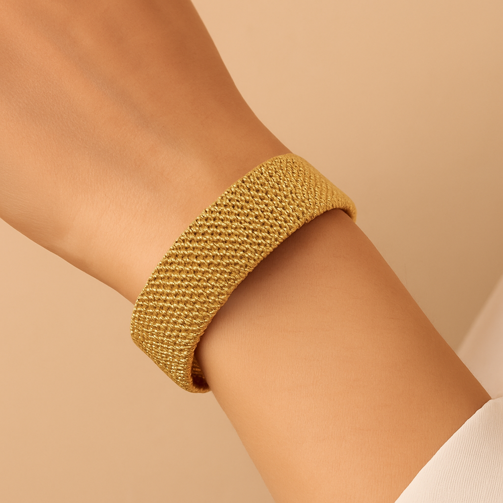 Gevlochten Roestvrij Staal Open Armband voor Vrouwen