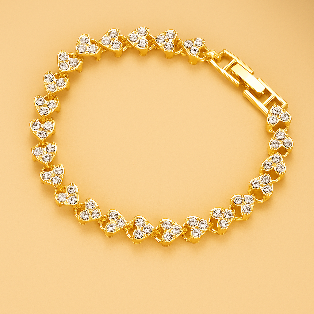 Fonkelende hart armband - Romantisch cadeau voor haar