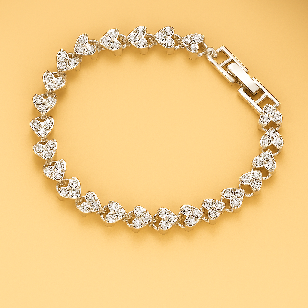 Fonkelende hart armband - Romantisch cadeau voor haar