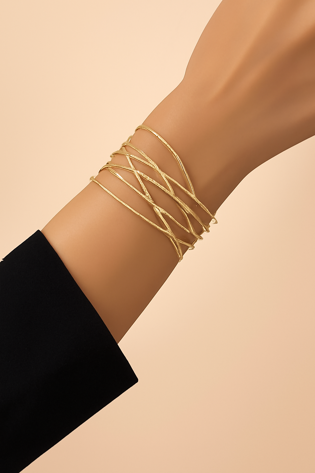 Chique Geometrische Open Manchet Armband voor Vrouwen