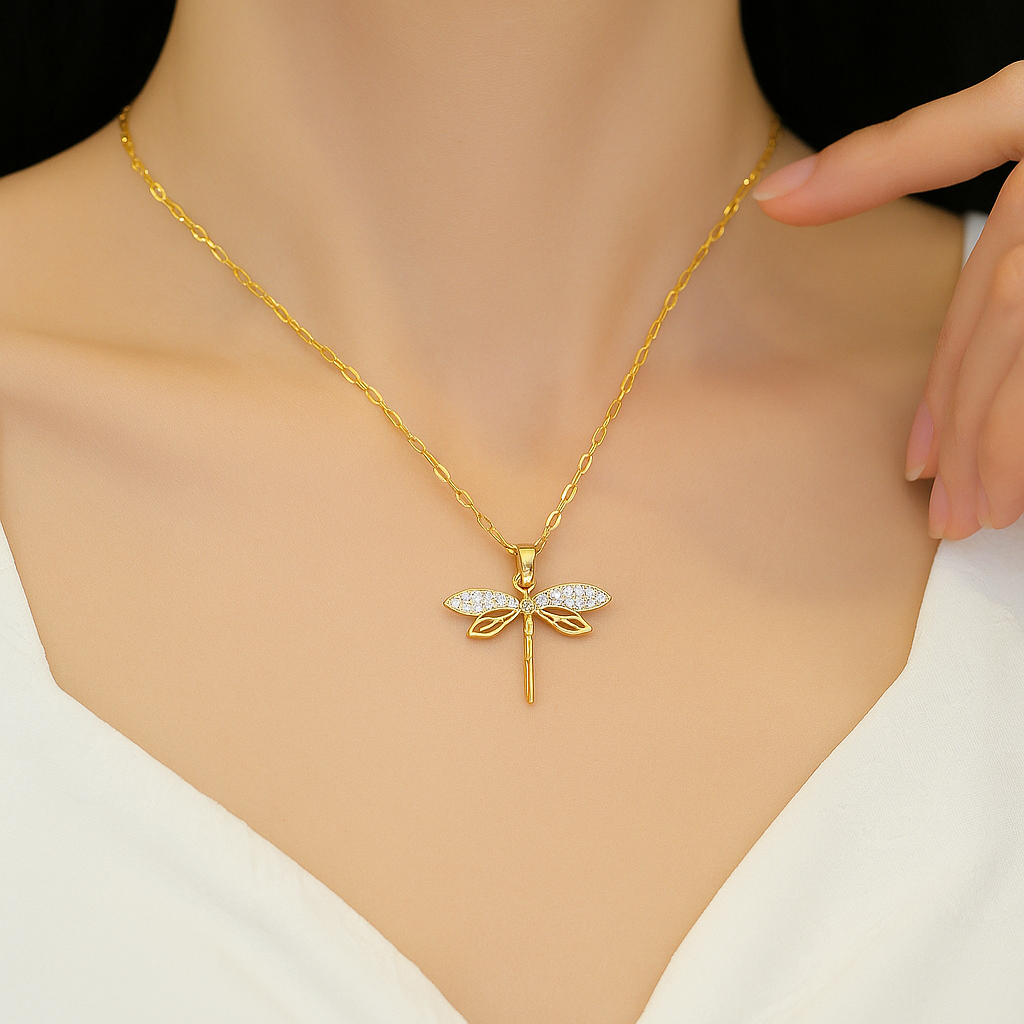 Loreen | Boheemse Libelle Ketting voor Vrouwen