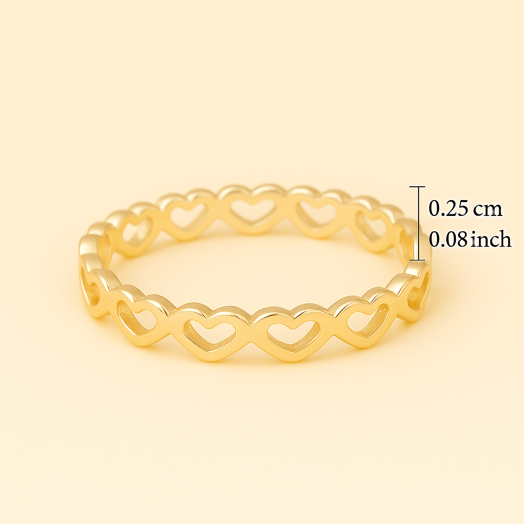 Hart-tot-Hart Ring voor Dames