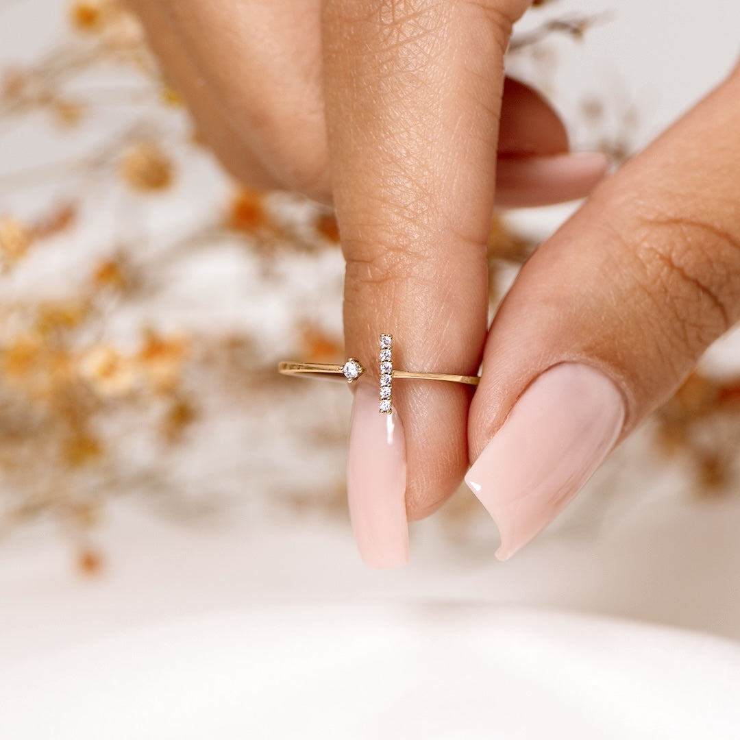 Vergulde Girl Gang Vriendschapsring