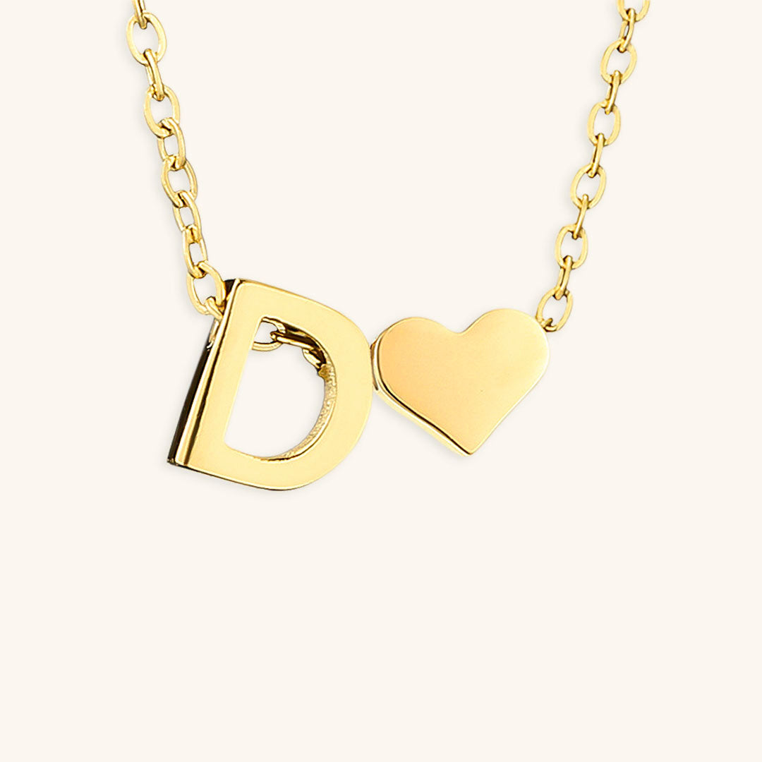 Ria Initiaal Letter Gouden Ketting