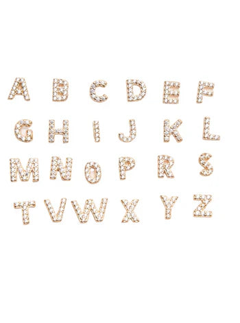 Initiaal Oorbel | 16k Goud