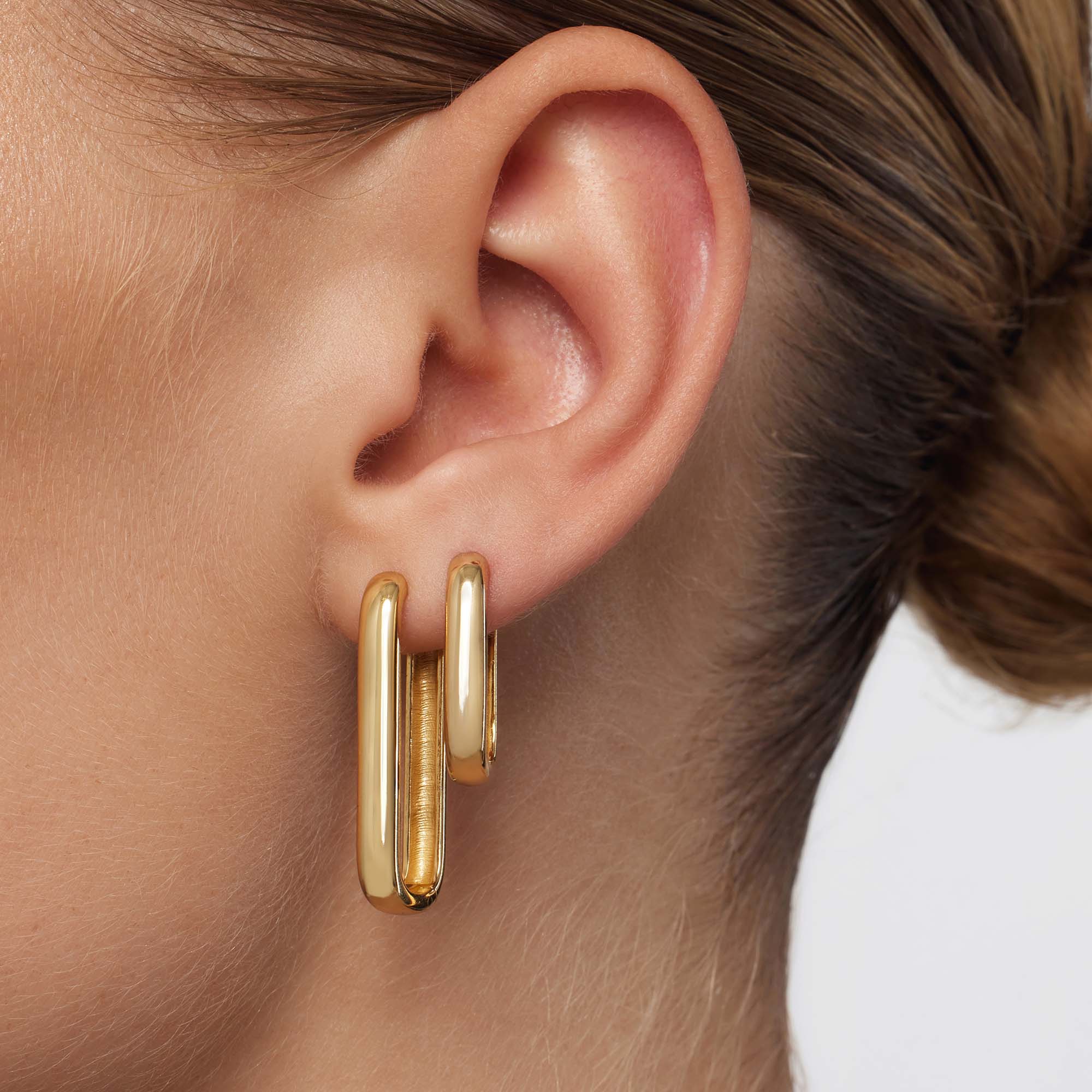 Grote Icon Hoops | 18k Goud