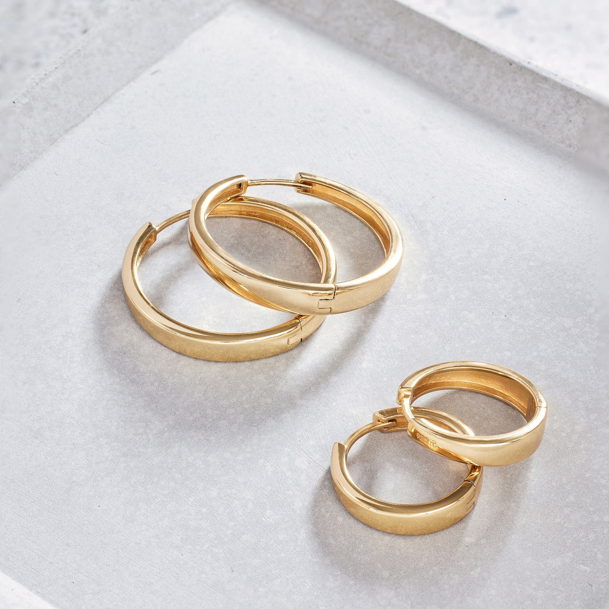 Gia Statement Hoops | 18k Goud