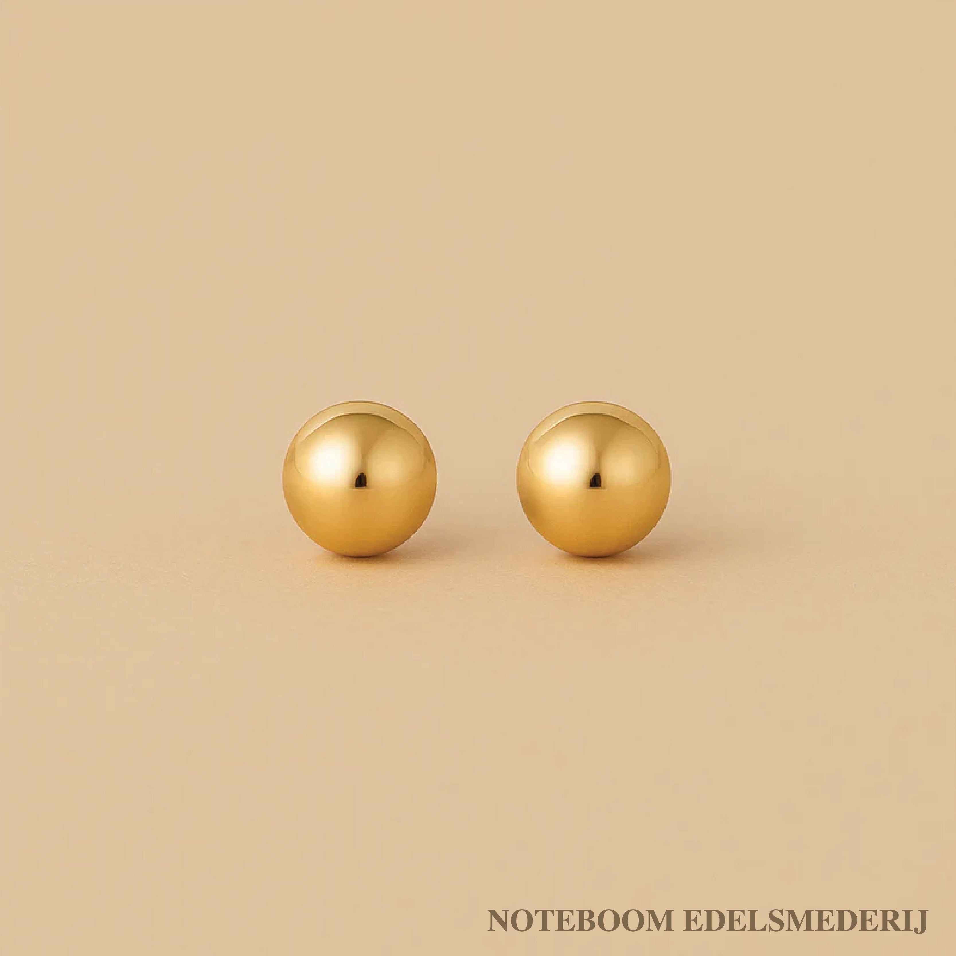 Essentiële 16k Gouden Ronde Oorknopjes
