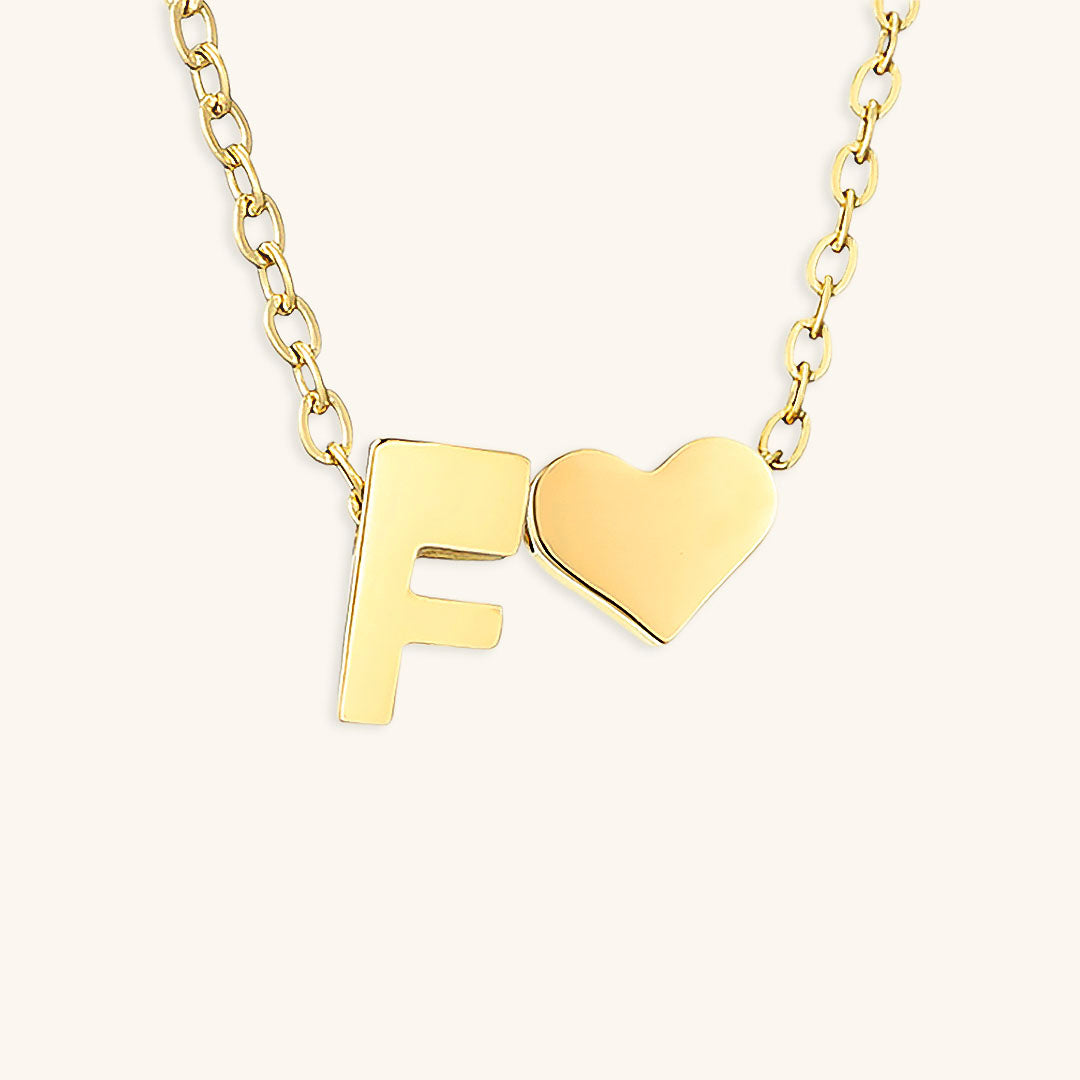 Ria Initiaal Letter Gouden Ketting