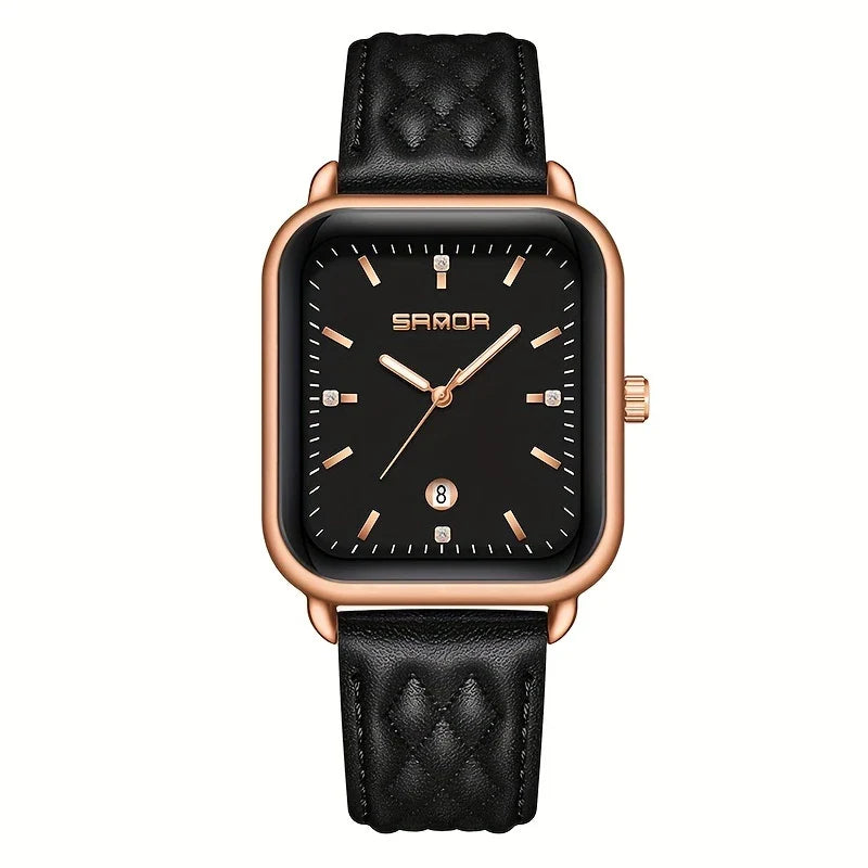Vrouwen Watch Elegant Leisure Eenvoudige Riem Kwarts Horloges Polshorloges