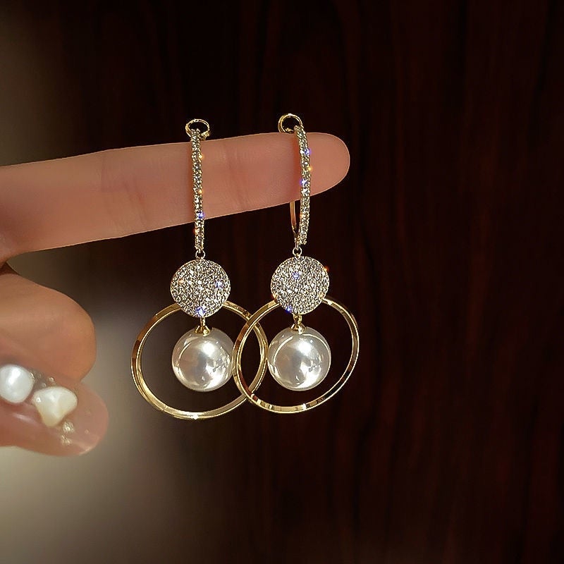 Parel & Zirkonia Luxe Oorbellen