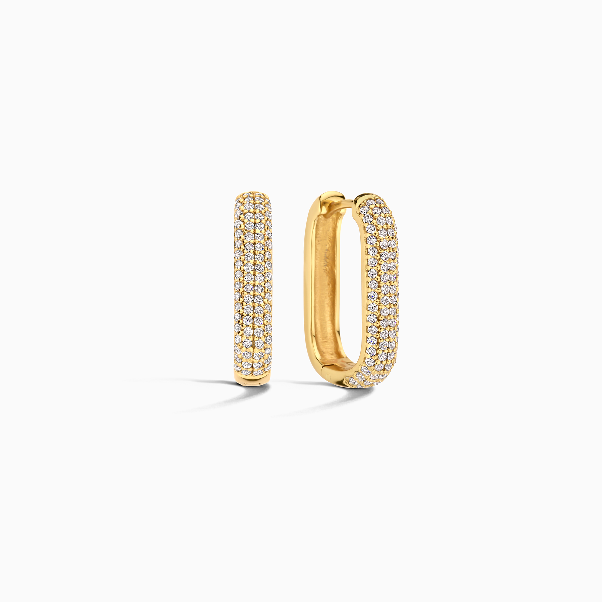 Icon Pavé Hoops | 18k Goud