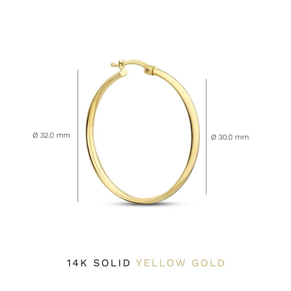 Noa Serane Oorbellen | 14k Goud