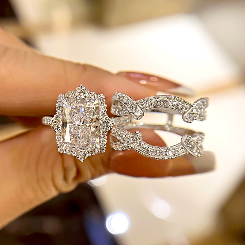 Vintage Halo Ring Set | Witgoud 16k