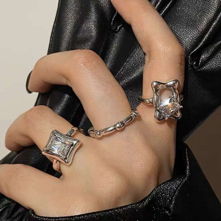 Onregelmatige zirkonia-ring