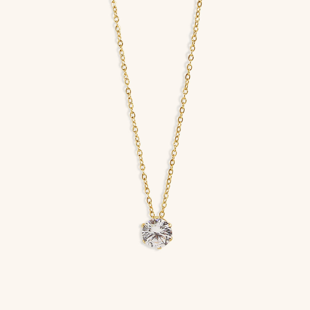 Kyla Solitaire Gouden Ketting