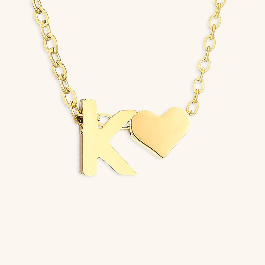 Ria Initiaal Letter Gouden Ketting