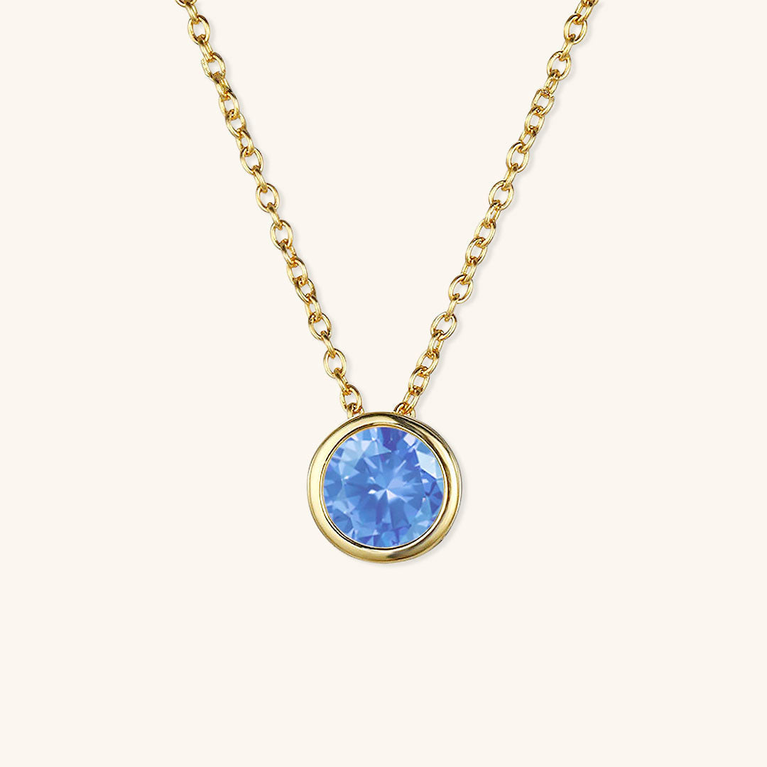 Amelia geboortesteen ketting