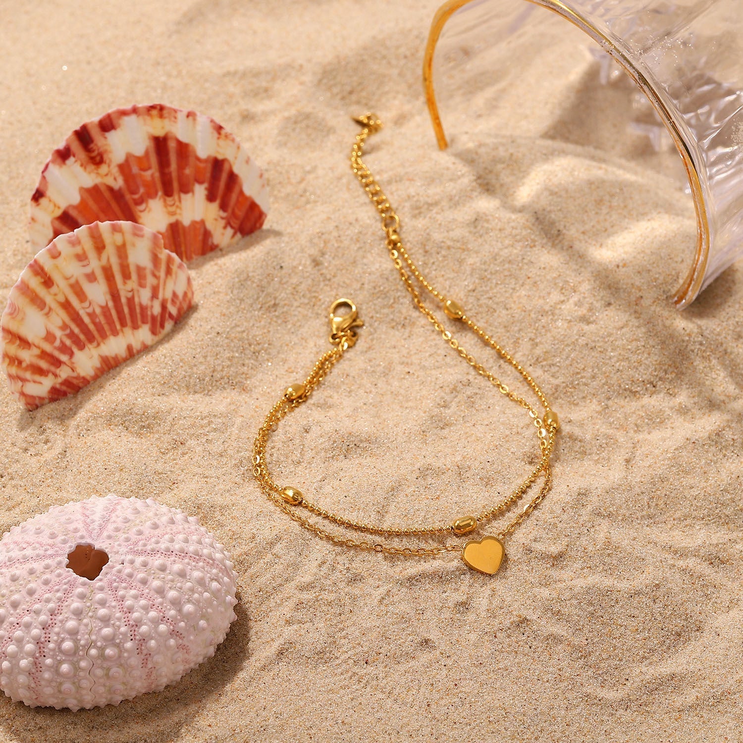 Rowena Gouden Enkelband