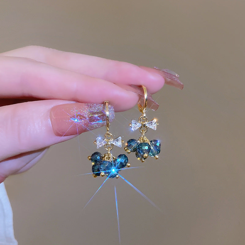 Elanor Kristallen Strik Oorbellen