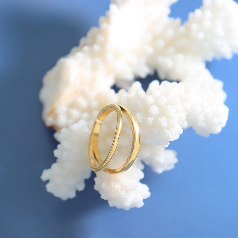 Gouden ring met nijllaag