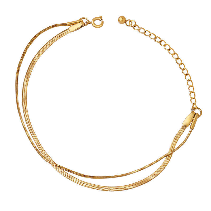 Classia Dubbelgelaagde Gouden Armband