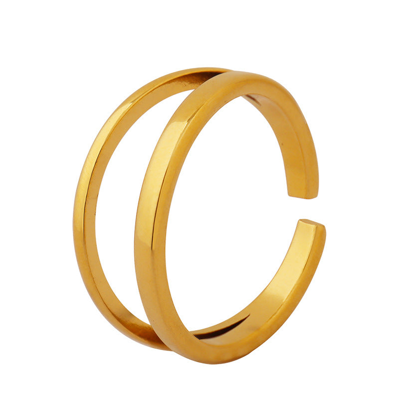 Gouden ring met nijllaag