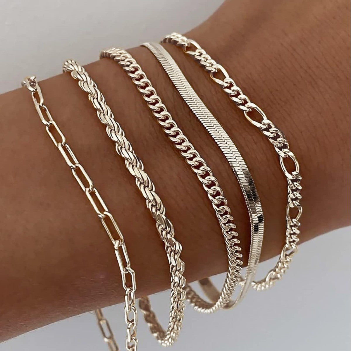 Ellis Renner Armbanden Set | 16k Goud