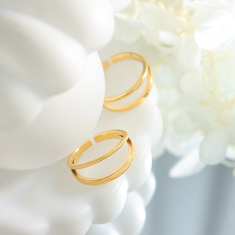 Gouden ring met nijllaag