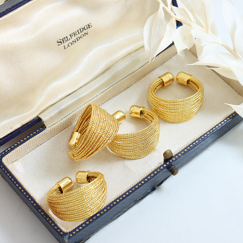 Vera Gouden Ring met Open Uiteinde