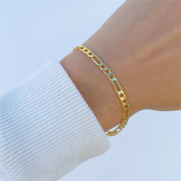 Saturnus gouden schakelarmband