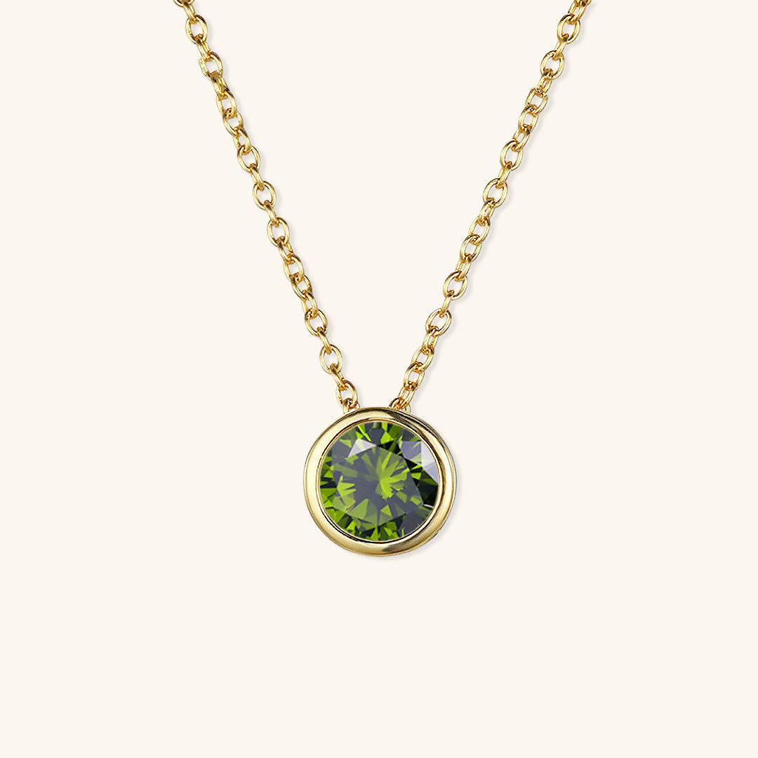 Amelia geboortesteen ketting