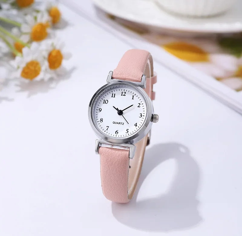Casual Vrouwen Manier Leren Horloge