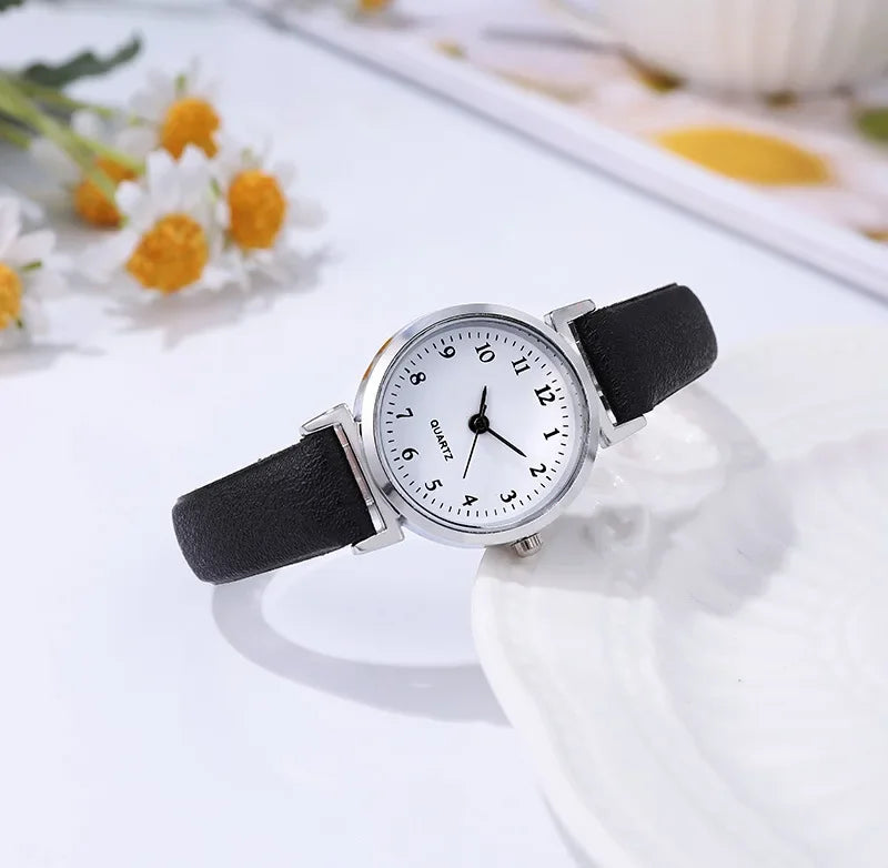 Casual Vrouwen Manier Leren Horloge