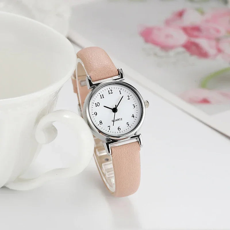 Casual Vrouwen Manier Leren Horloge