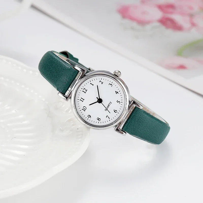 Casual Vrouwen Manier Leren Horloge