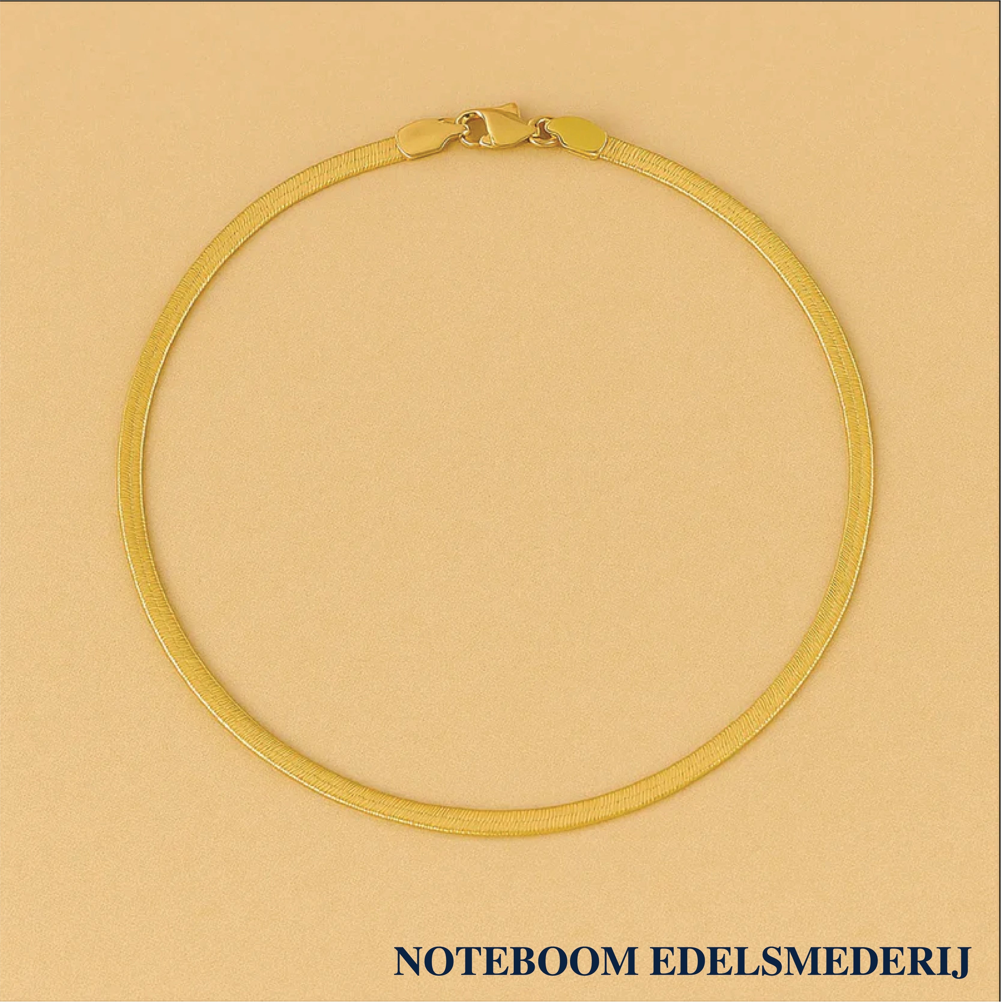 Soleil Serpent | Elegante 14k Gouden Statement Armband