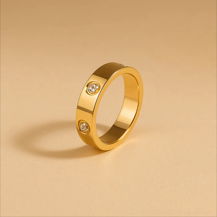 Gelsomina Ravetti in 18K Goud Statement Ring