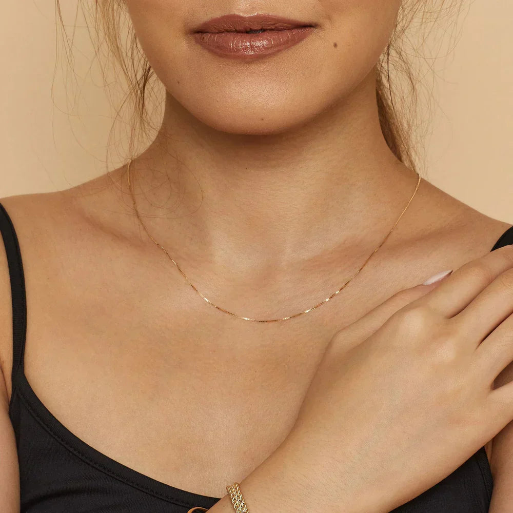 Bodega | Statement 18k Gouden Boxketting
