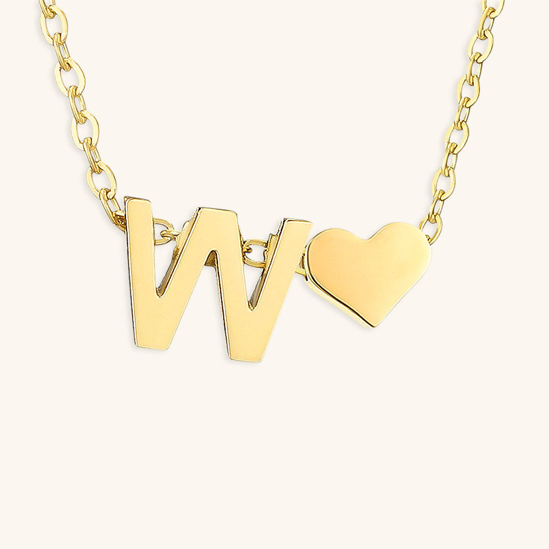 Ria Initiaal Letter Gouden Ketting