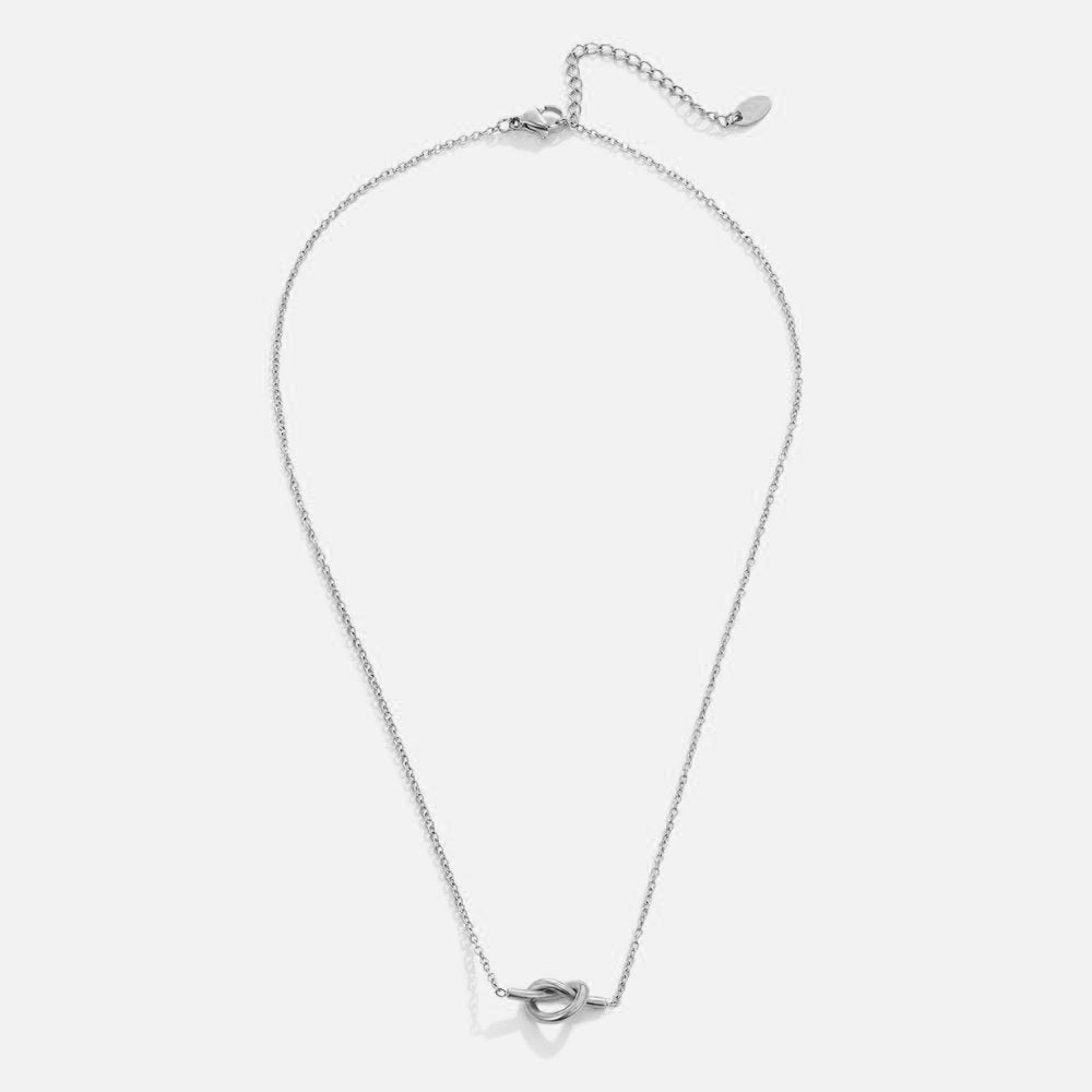 Adela – Zilveren Knoopketting