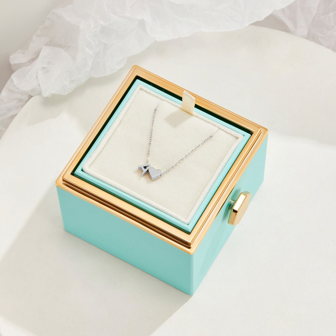 Forever Love & Letter Zilveren Halsketting