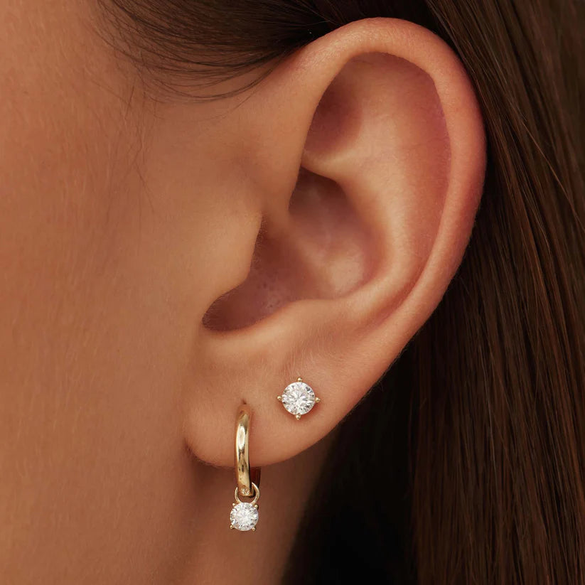 Larmes de Lune Set | Elegante 14k Gouden Oorbellen
