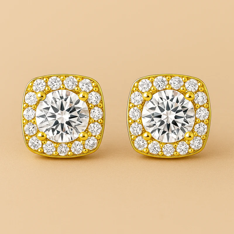 Glennis Hoepeloorbellen – Tijdloze Signature Stijl in 18K Goud