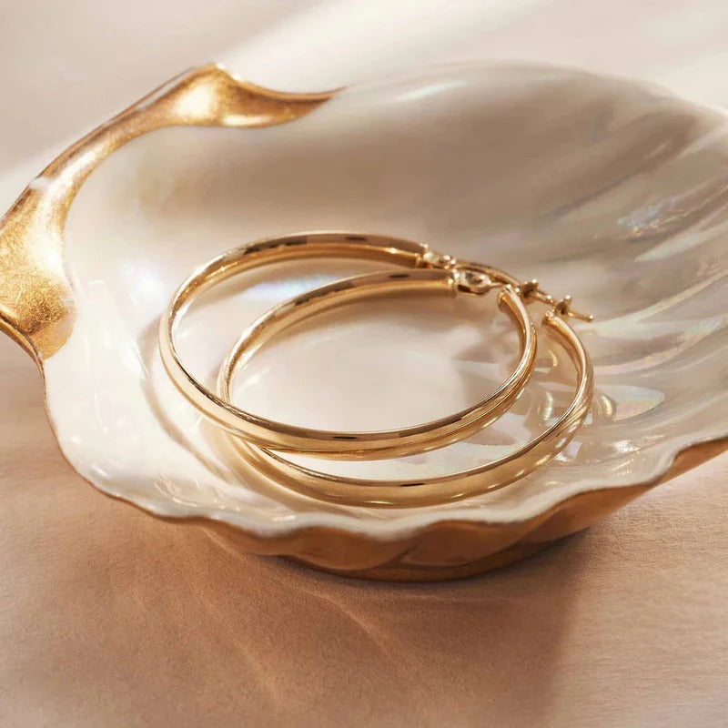 Elegante Noa Serane Oorbellen met 14K Goudkleurige Afwerking