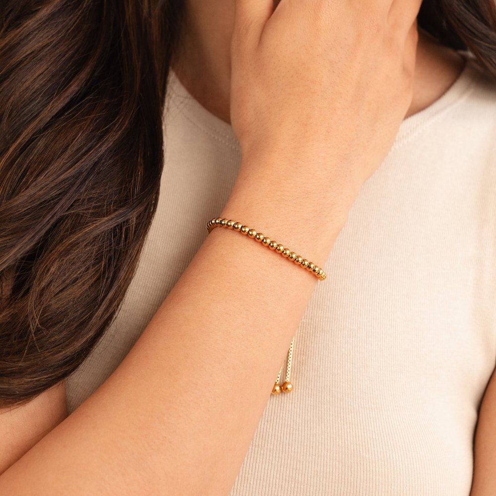 Nila – Gouden armband met parels